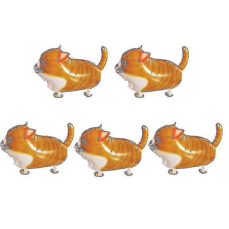 5pcs Cat Walking Balloons
