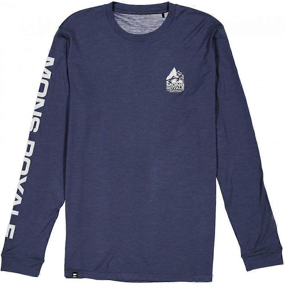 Men's Mons Royale Icon LS / Midnight / M