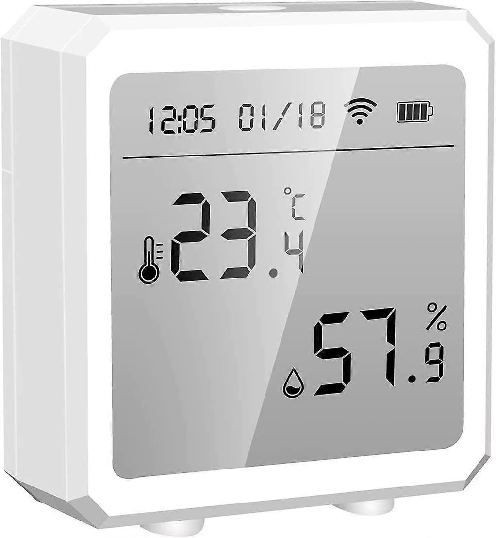 Tuya Indoor Hygrometer Sensor Temperatuur- en vochtigheidsmonitor (wit