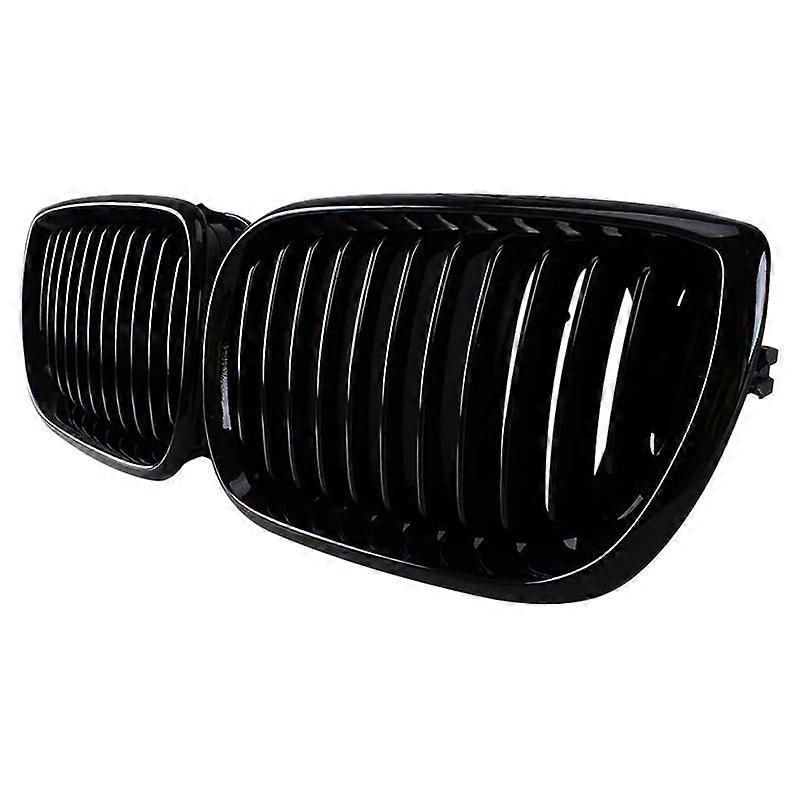 Gloss Black Front Hood Kidney Grill for - E46 3 Series 2002-2005 4D Sedan 318I 320I 323I 328I Front