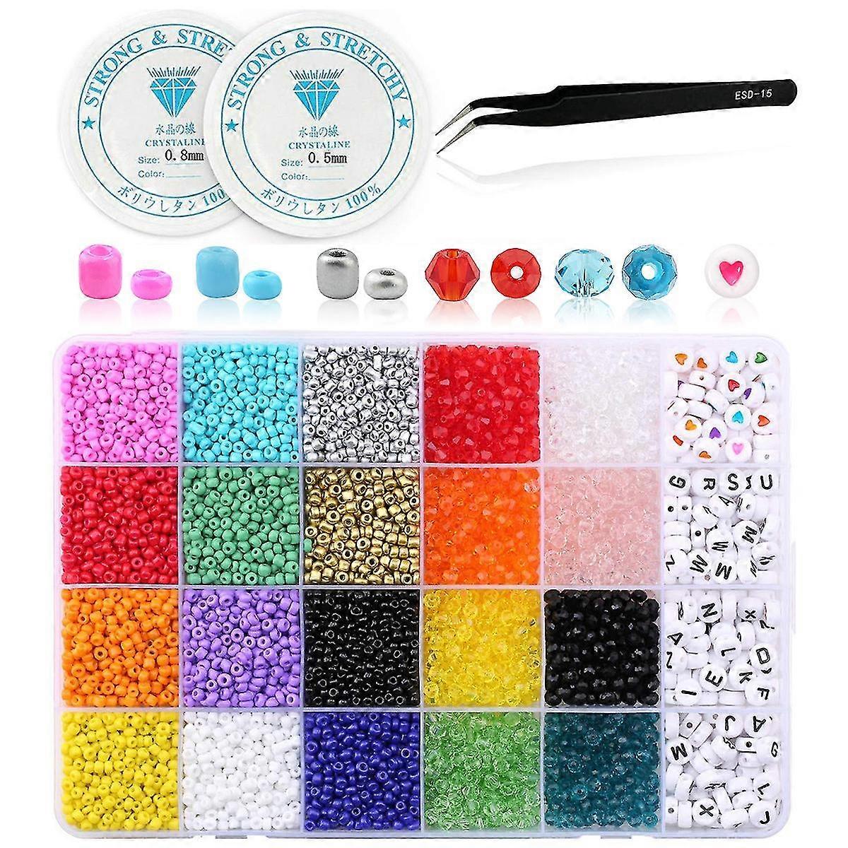 Jewelry Making Kit With Glass Seed Beads