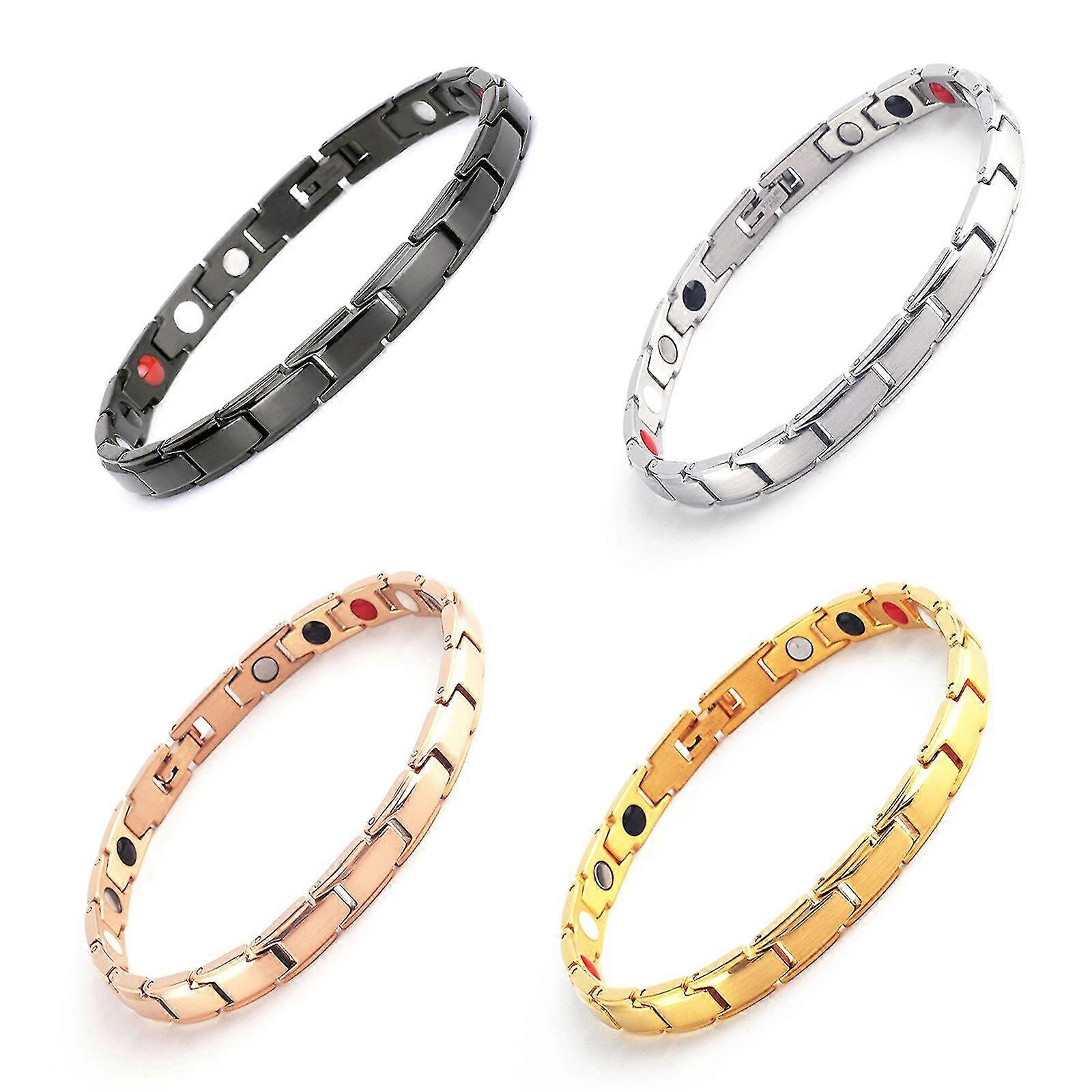 Nyirok méregtelenítő mágneses karkötő fekete 2db, javítja a keringést, enyhíti a fájdalmat, fáradtság, egészségügyi ellátás