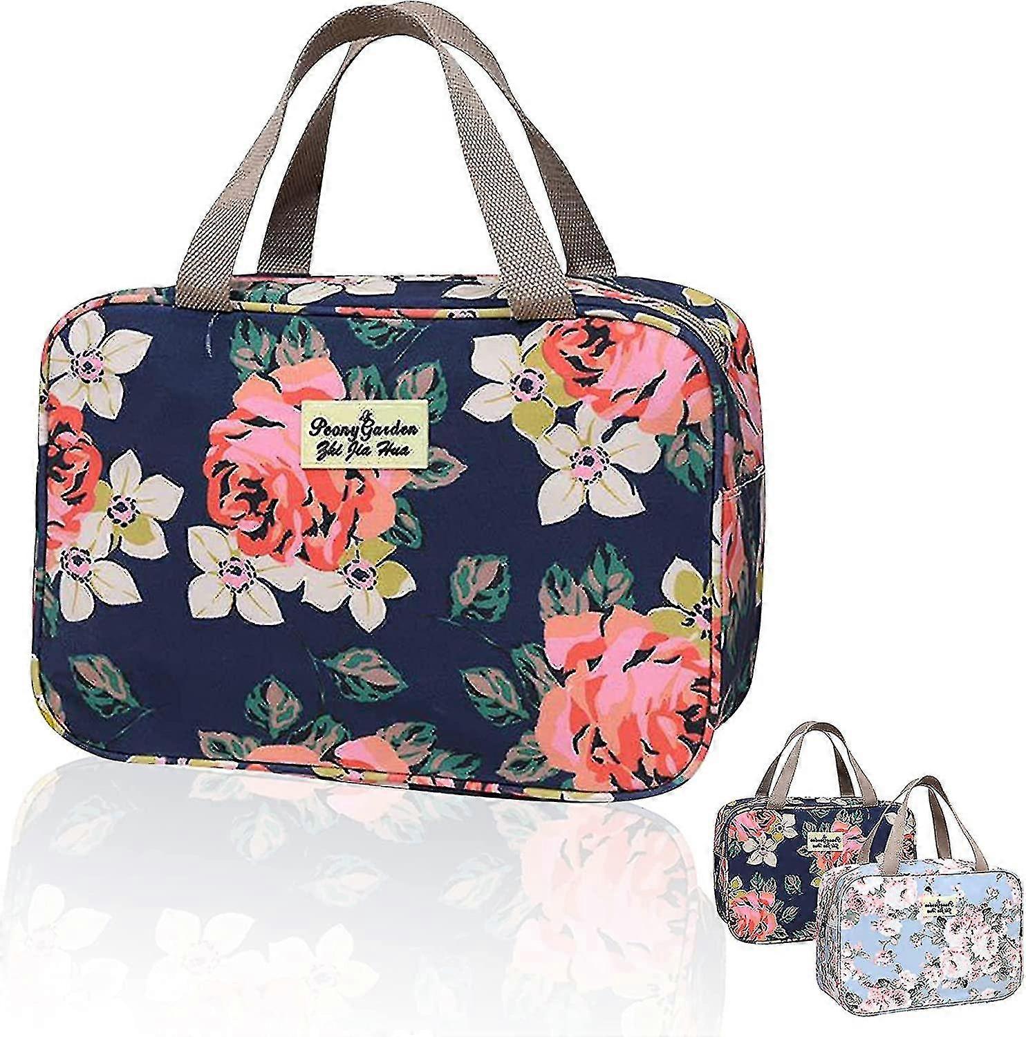 Toiletry Bag, Hand-held Travel Hanging Bag Cosmetic Hangbag, Portable Makeup Organizer Waterproofstyle 1