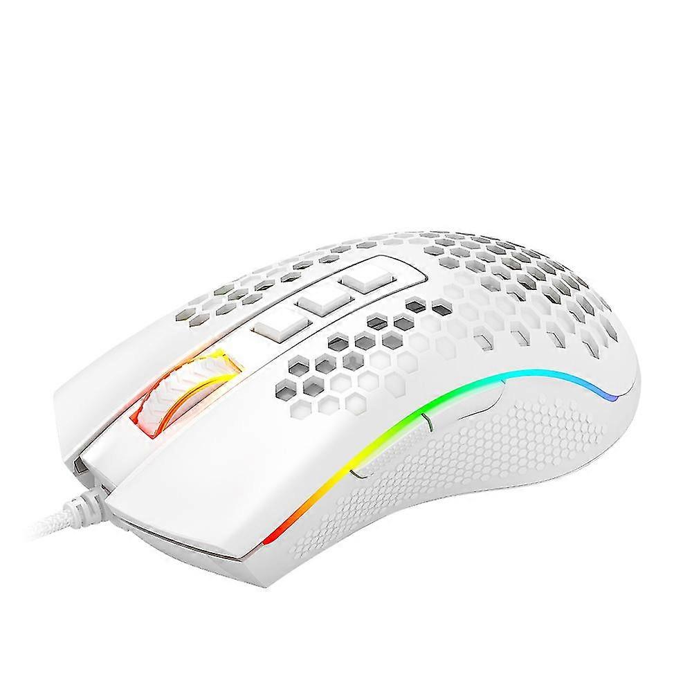 Usb filaire rgb gaming ultraléger nid d’abeille souris 12400 dpi programmable jeu souris pour ordinateur pc ordinateur portable