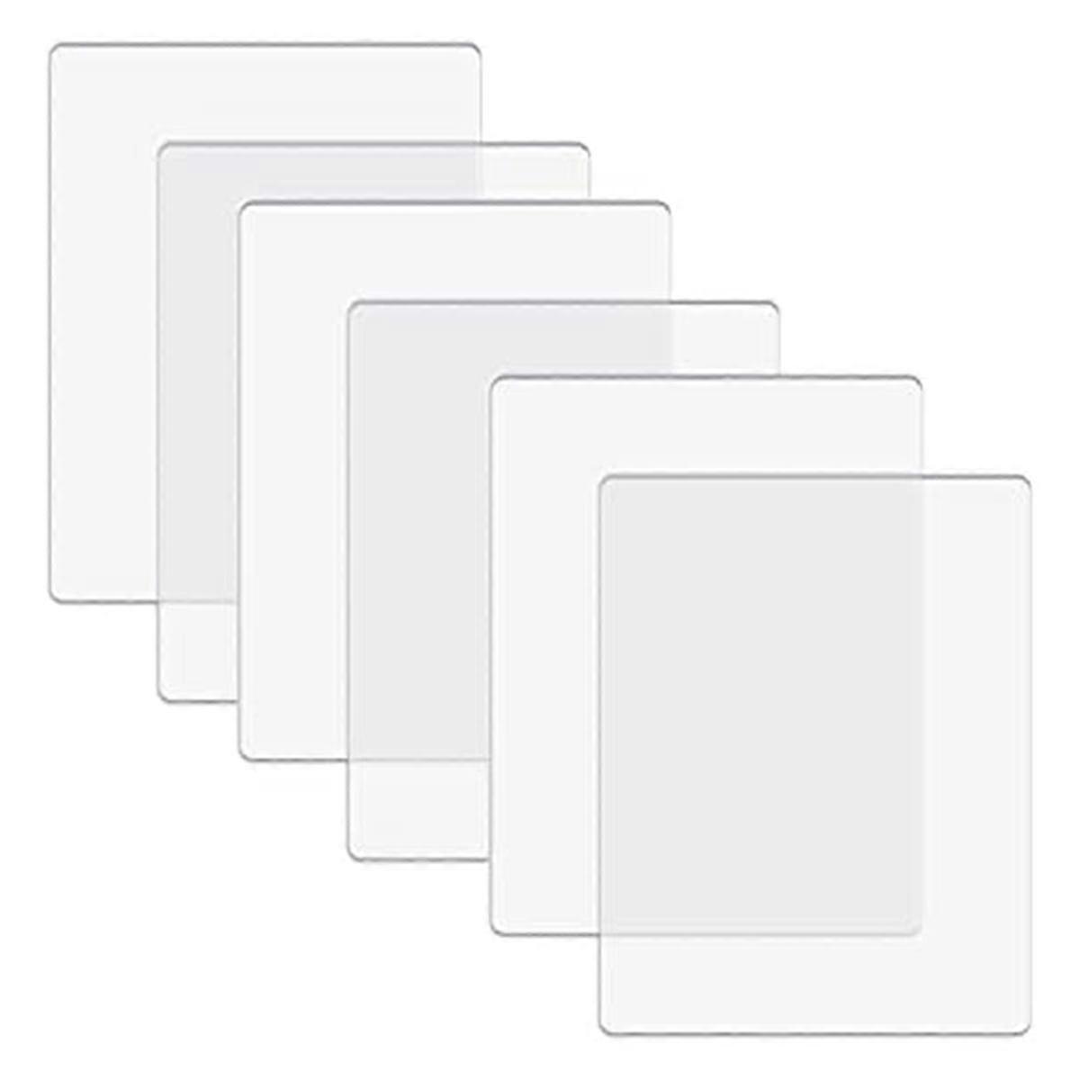 6pcs Standard Cutting Mats for Die Cutting Machine,Polycarbonate Plastic Cutting Board,Cutting Mat Die Cutting Board