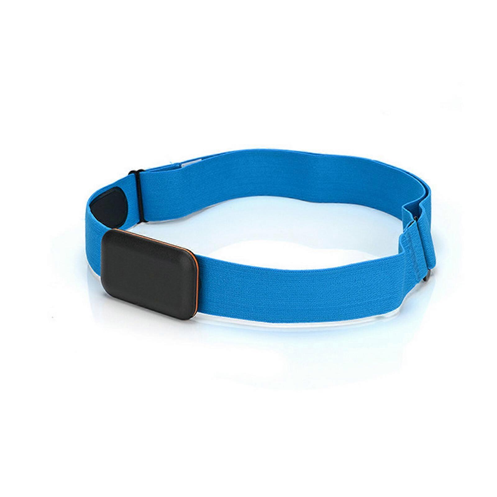 Alça peitoral de frequência cardíaca confortável e durável para esportes ao ar livre com conectividade Bluetooth - Teal (sem sensor, apenas correia)
