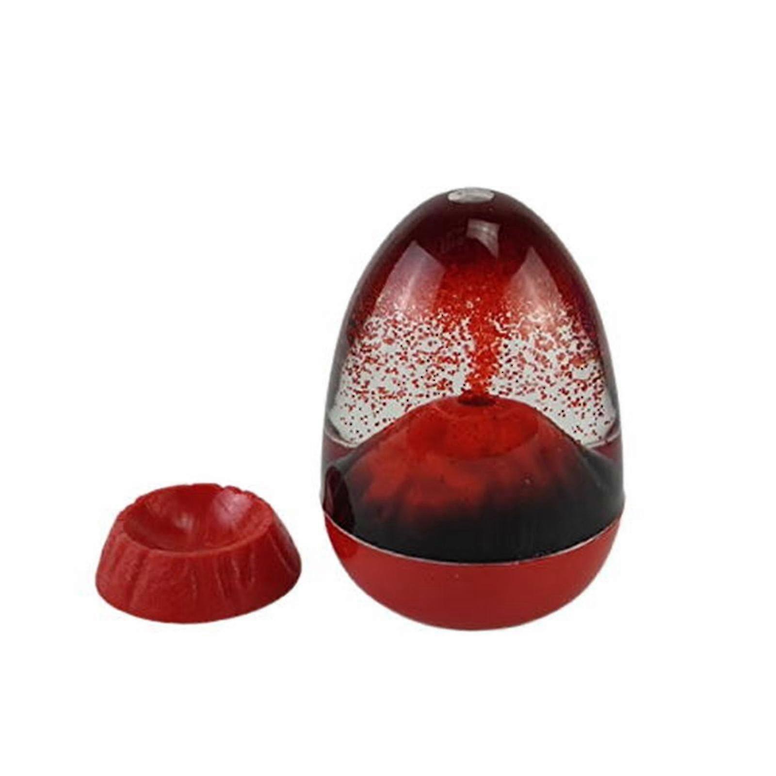 Acrylic Volcano Eruption Liquid Hourglass Timer Ornament 30ml