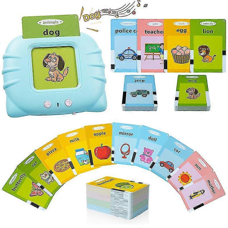 Educaționale de învățare Vorbind Cuvintele Vedere Flash Carduri Gradinita Copii limba engleză carte electronică toddlers Lectură Gadget