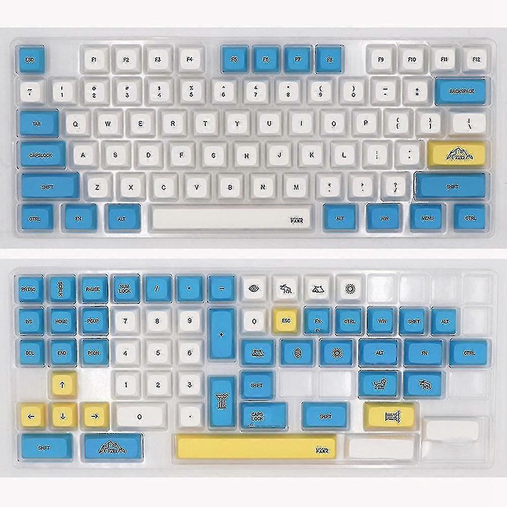 National Park Dye Sublimation Pbt Keycap For Keyboard 132 Keycaps