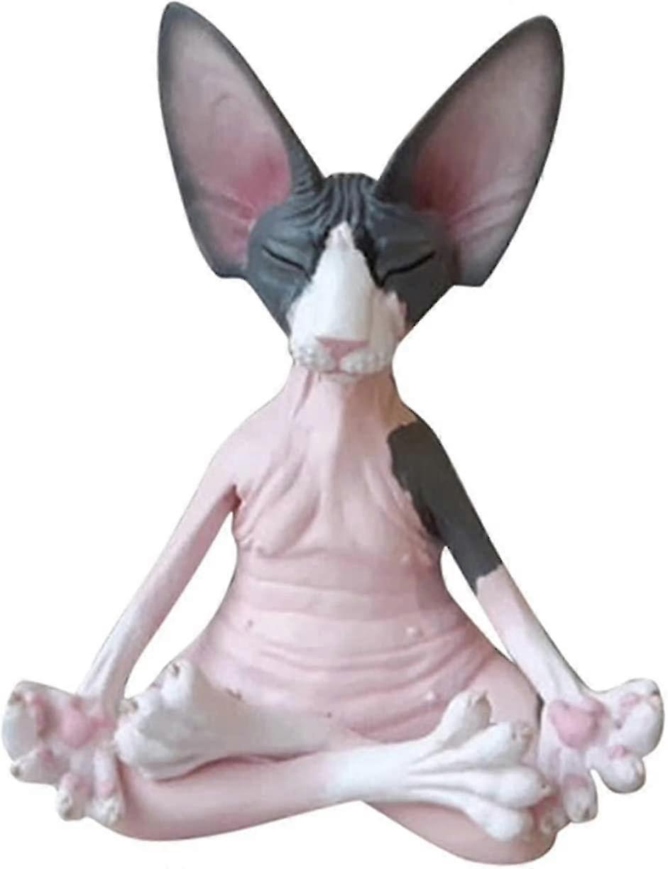 Sphynx katt mediterande staty samlarobjekt