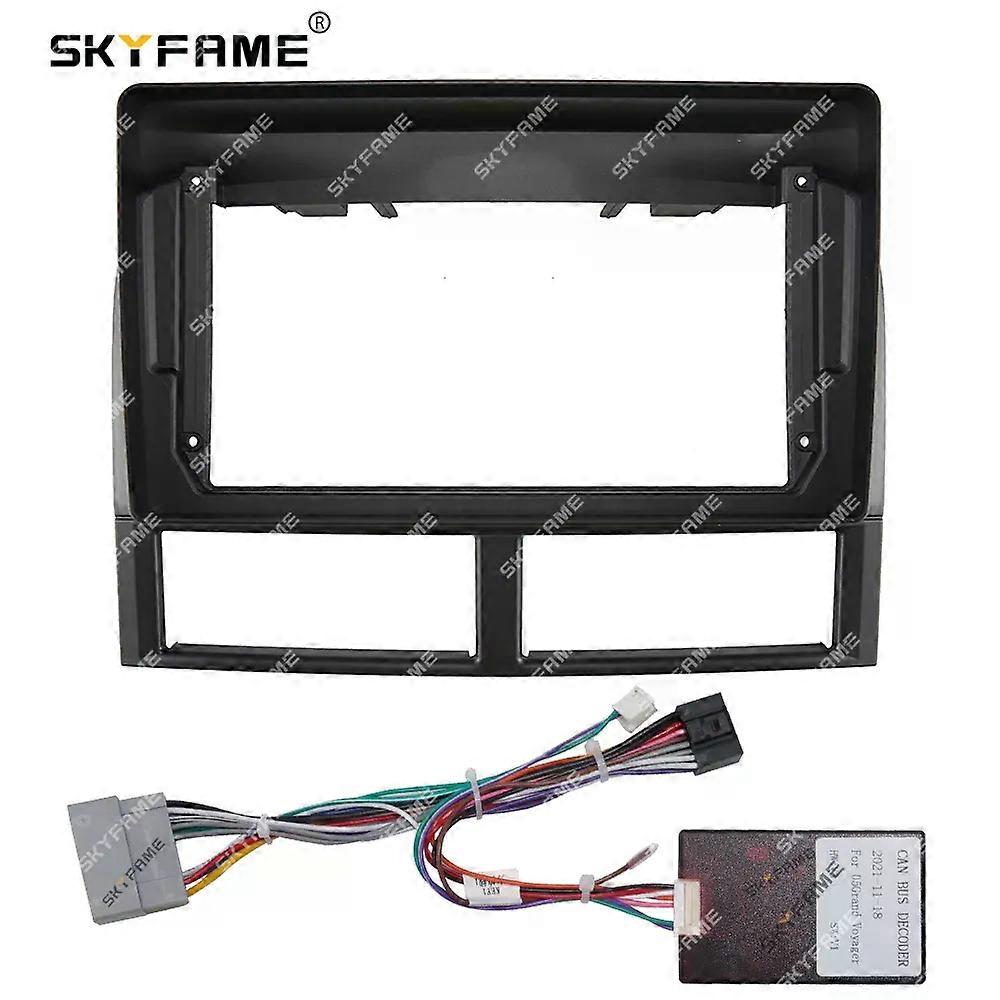 Gilt für Car Frame Fascia Adapter Canbus Box Decoder Android Radio Dash Fitting Panel Kit für Jeep Grand Cherokee 2