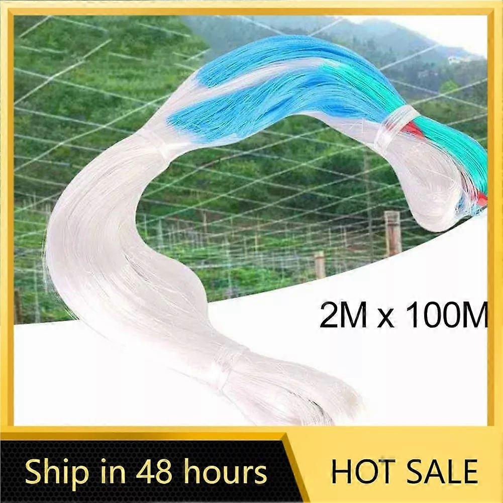 100M Gardening Climbing Net Plant Support Stand Plants Trellis Netting Support Net Frame For Garden Vegetables Grow