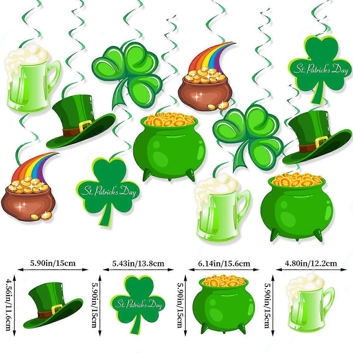 Irish Festival Spiral Ornaments, 12-Pack