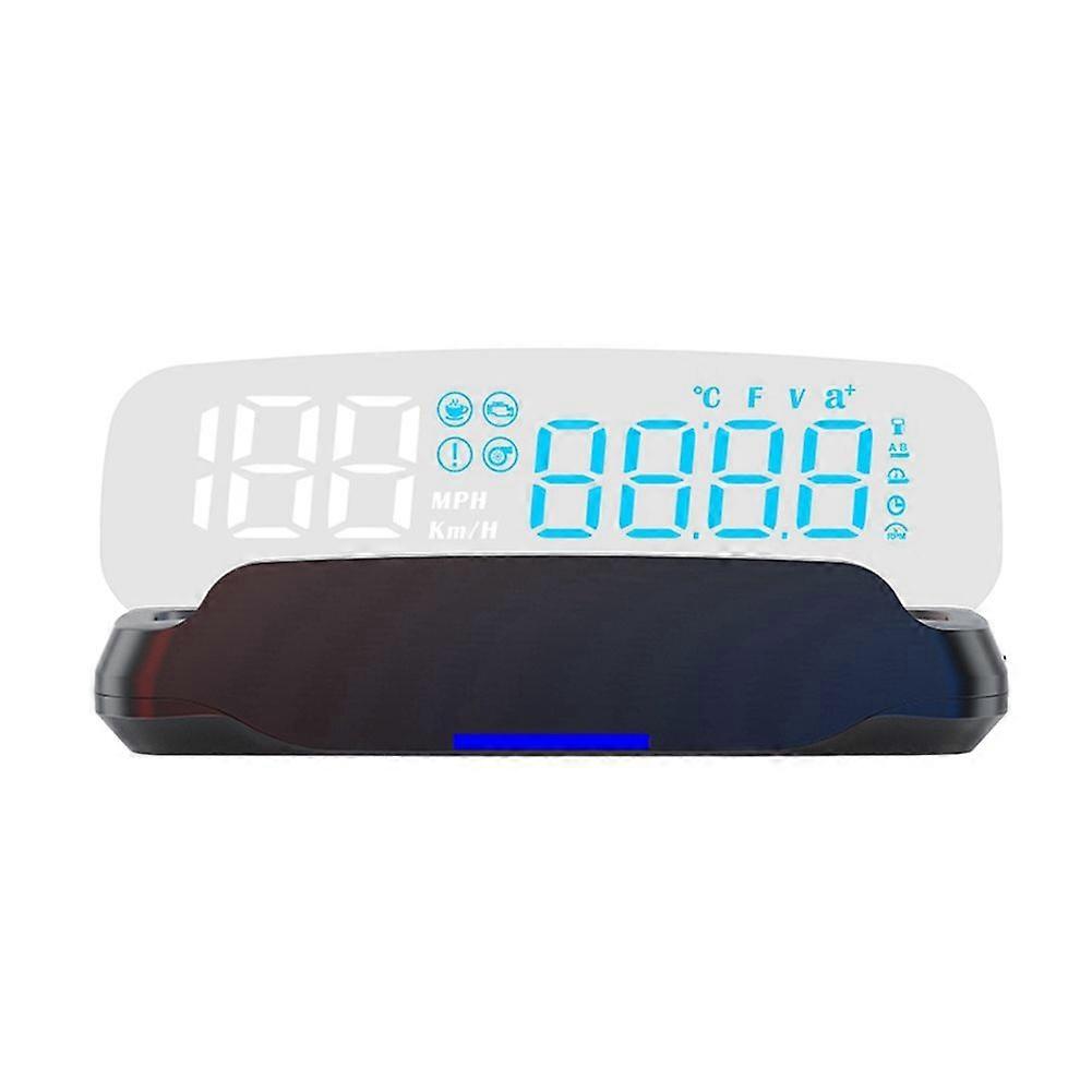 C7B Obd2 Auto Hud HeadUp Display Auto Smart Gauge Display Interfaccia Pressione Olio Rapporto Aria-Carburante Auto L
