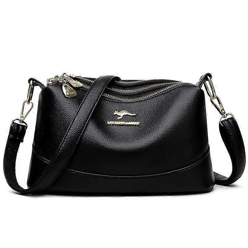 Średniowieczna torba dla matki, pojedyncza torba na ramię, modna z trzema warstwami miękkiej, wielowarstwowej, dużej pojemności, damska torba