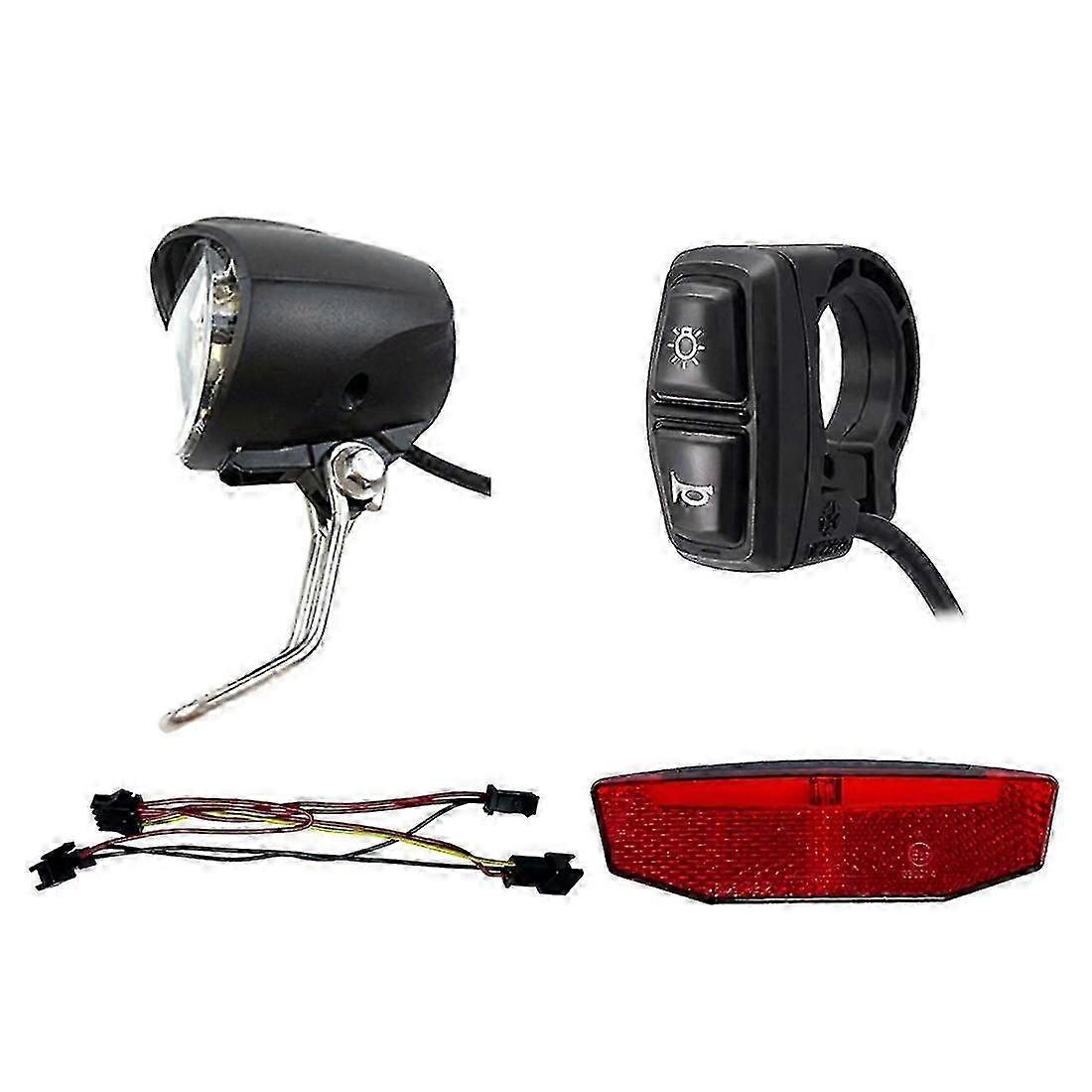 Ebike Light Set Include Ebike Headlight Electric Bike Tail Lamp Set