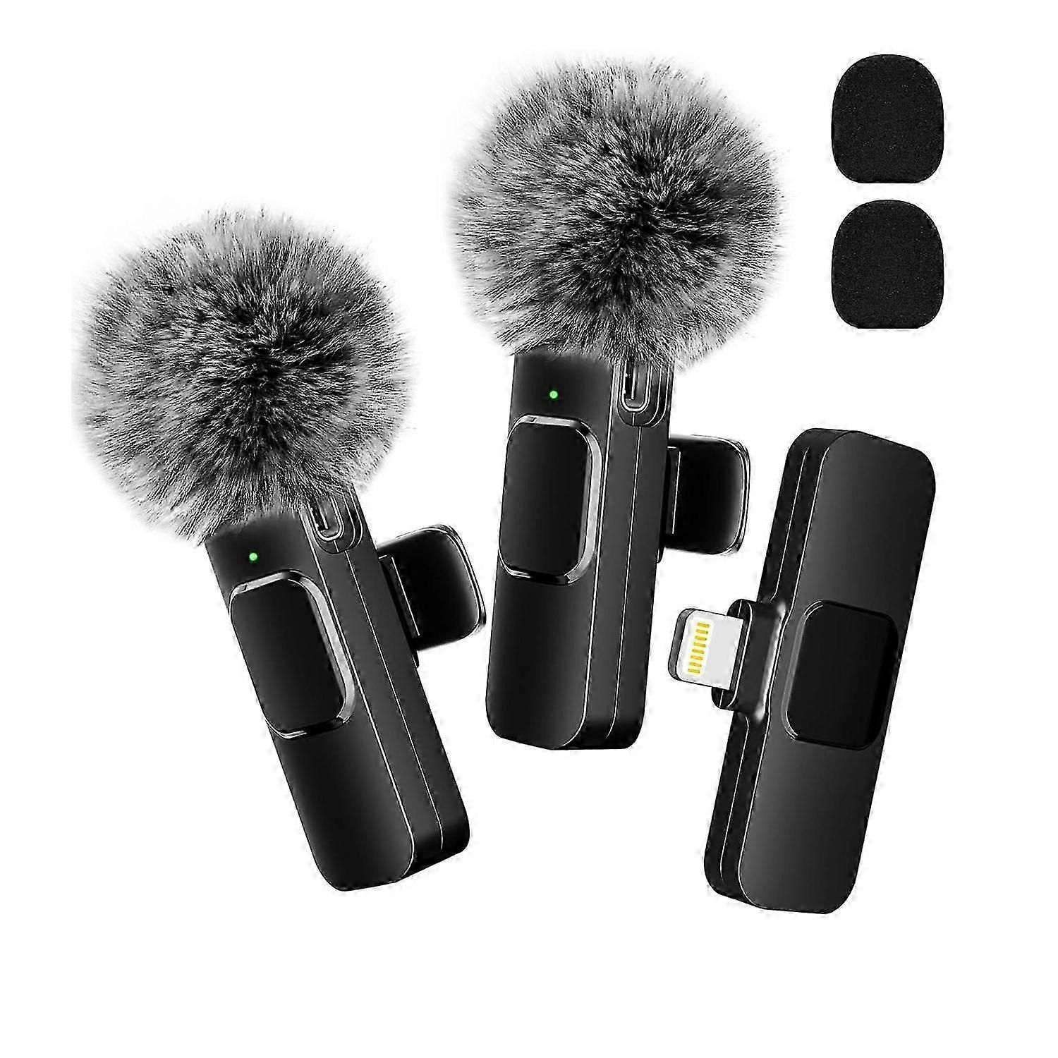 Drahtloses Lavalier-Mikrofon Audio-Video-Aufnahme-Mini-Mikrofon für Iphone Android Laptop Live Gaming Handy-Mikrofon
