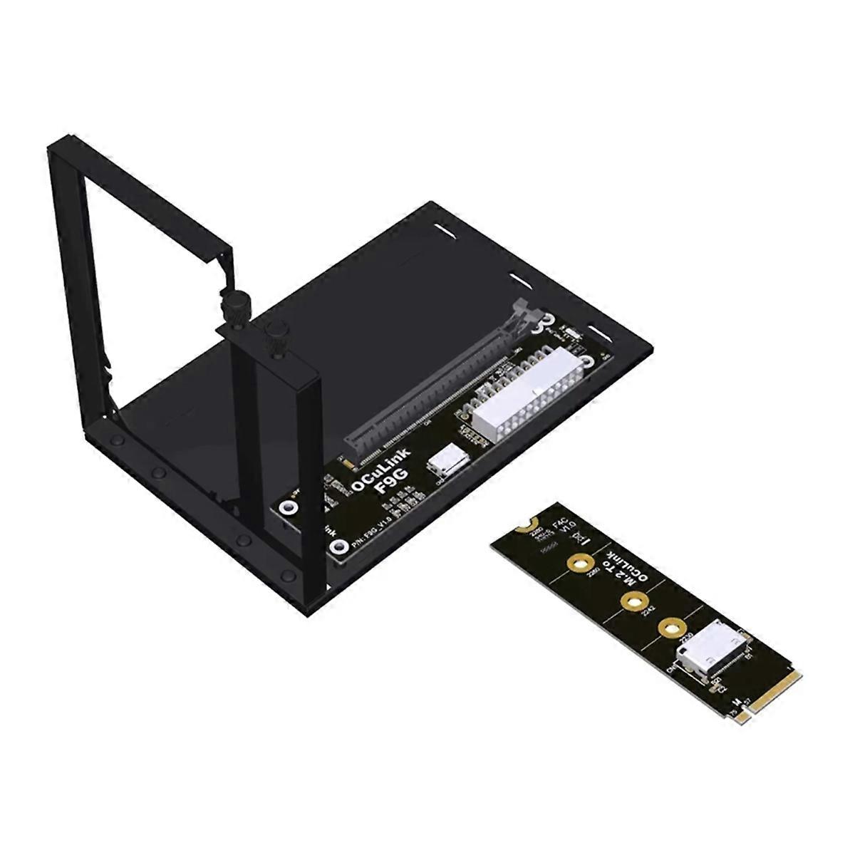 F9G-F4C-BK7 OCuLink Interface External Graphics Card Expansion Dock M.2 NVMe to Oculink Adapter ATX