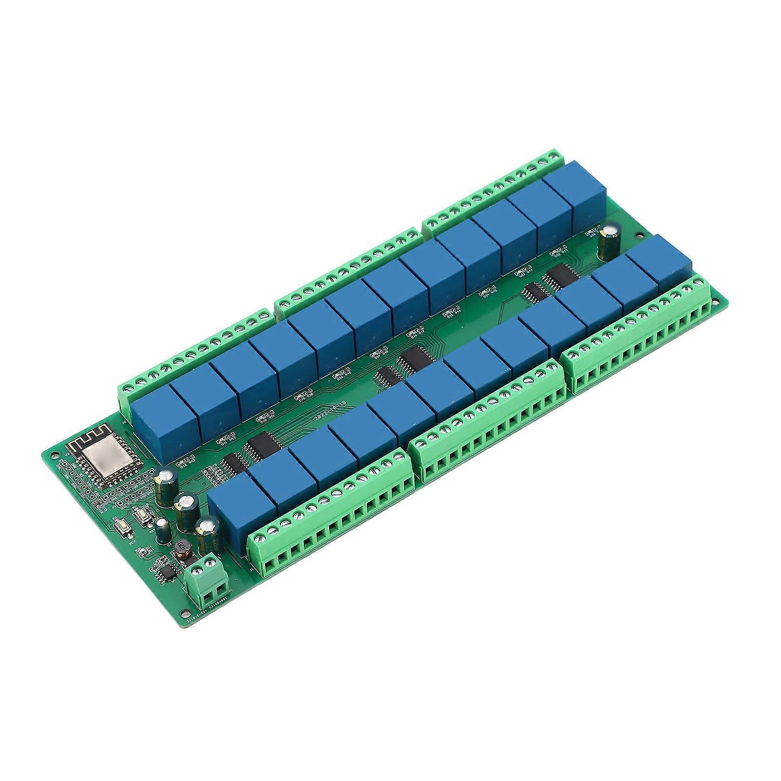 Modulo relè a 24 canali ESP8266 scheda di sviluppo di controllo wireless WiFi per DC 12V domestico 