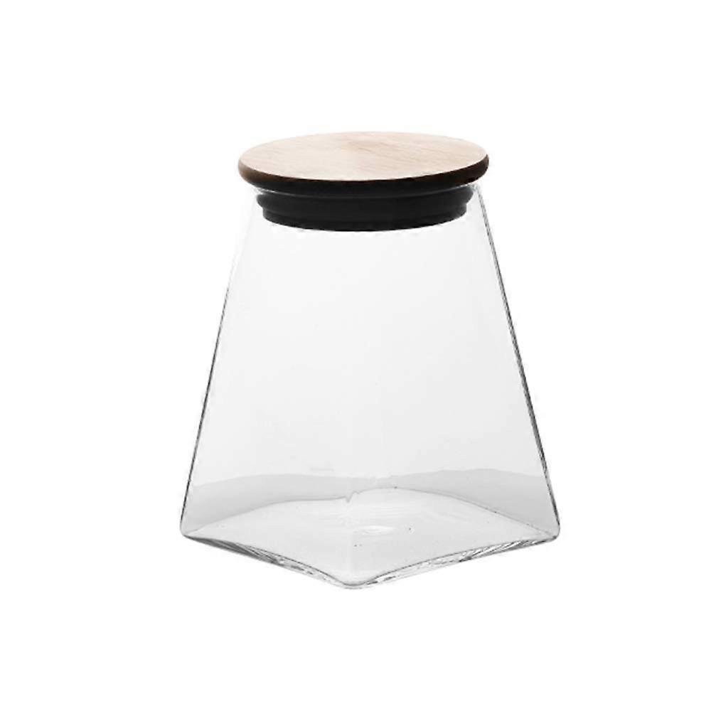 Air -proof glass containers small containers with veils with food storage jars