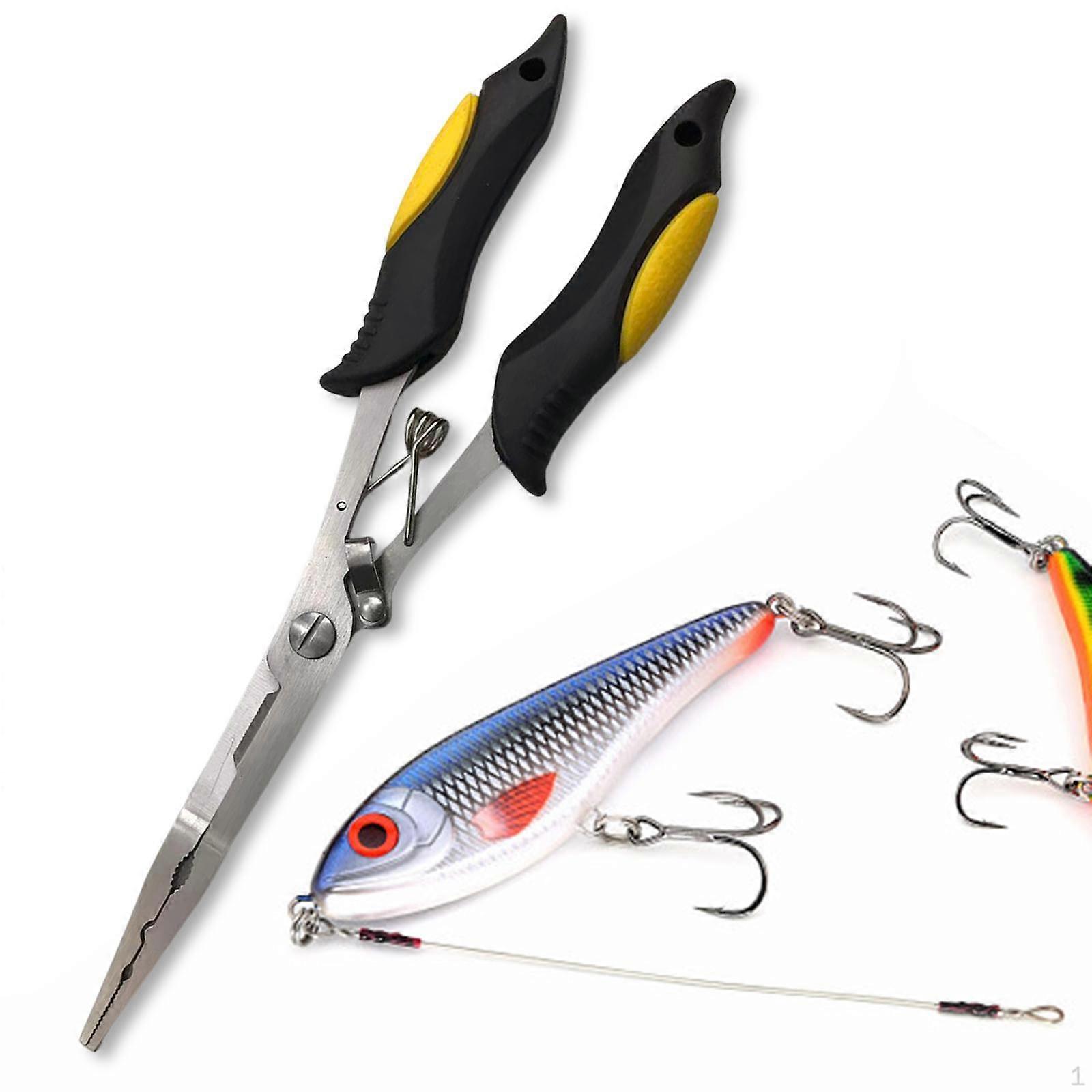 Fishing Pliers Braid Professional Portable for Freshwater Saltwater Fittings Multifunction