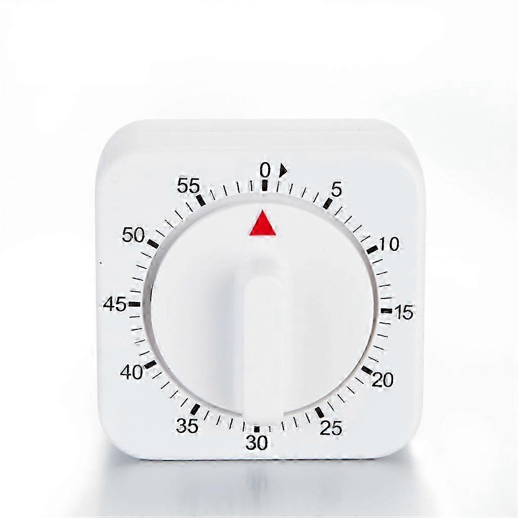 Square 60 Minute Mechanical Kitchen Timer Chef Cooking Timer Clock Loud Alarm