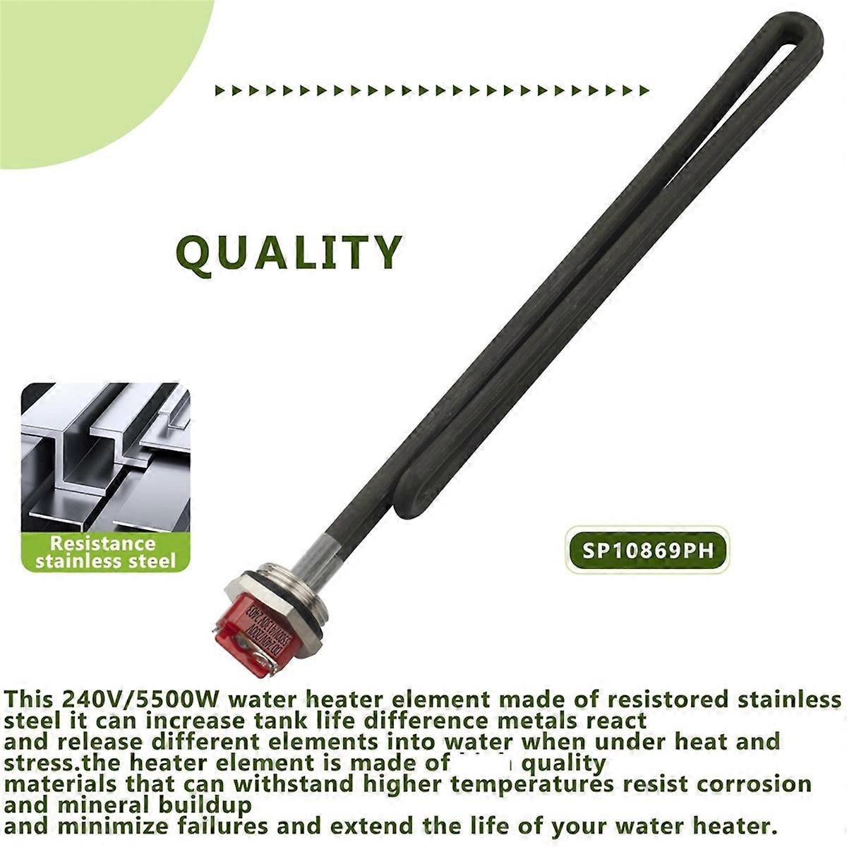 SP10869PH 5500W Water Heater Element Replacement for ,RHeem Water Heater Element Replaces SP10552P