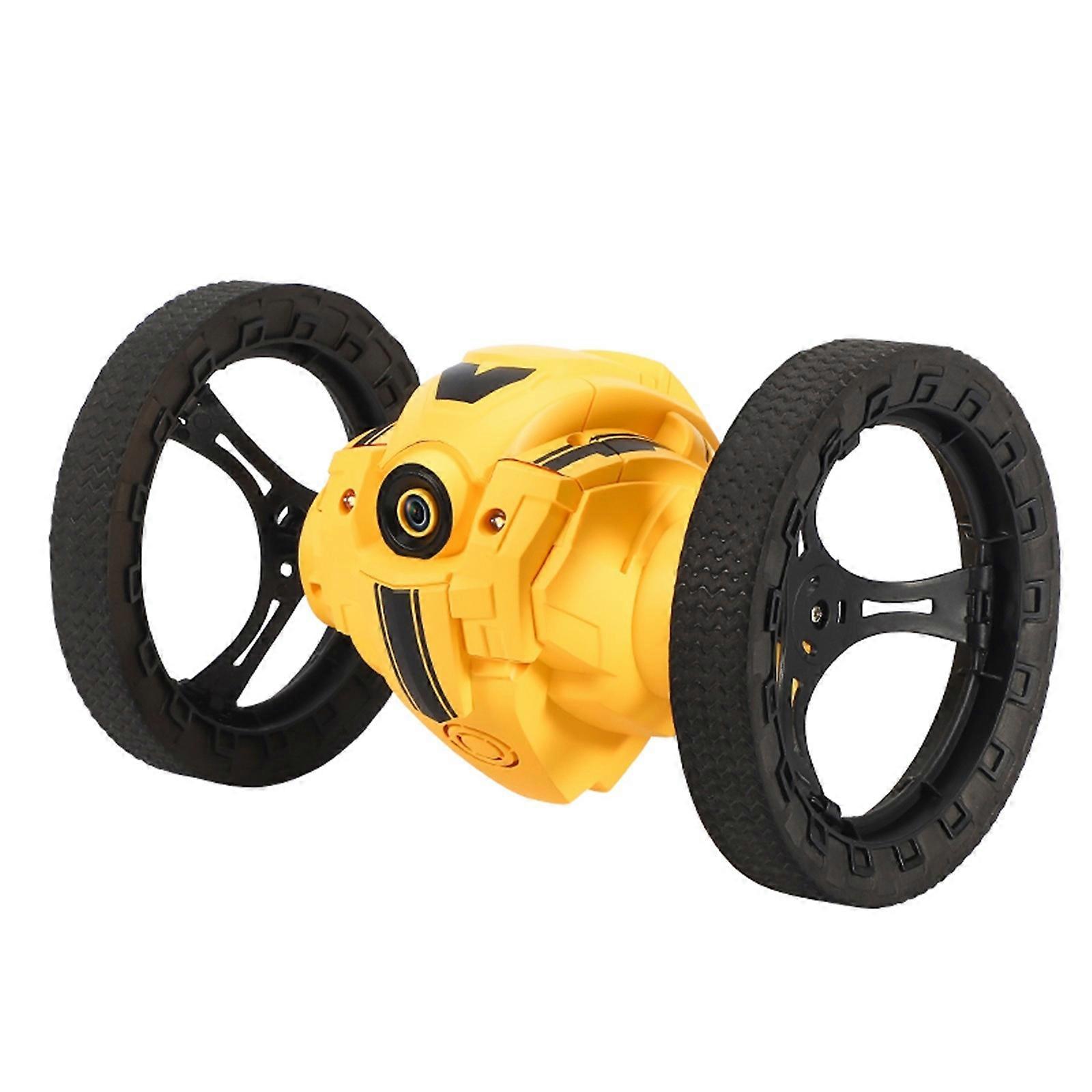 RC Bounce Car 2.4G Jumping Car With WIFI Camera 2.0MP Flexible Wheels Rotation LED Night Light RC Robot Car Problem-Solving Skills