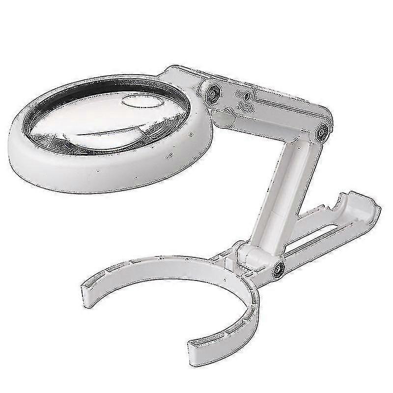 Tabletop Magnifying Glass With Foldable Stand For Newspaper Reading, Watch Repair Craft