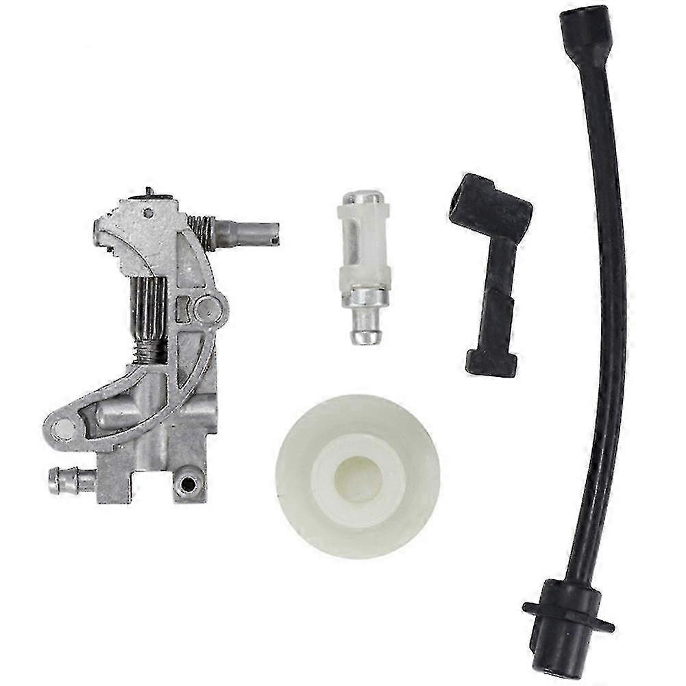 5 - Piece Oil Pump Filter & Nozzle Kit for 45CC, 52CC, 58CC Chains (Compatible with 4500, 5200, 5800)