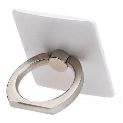 Ring Holder - Universal - IPHONE 7 - 360° Rotatable - Plastic - White