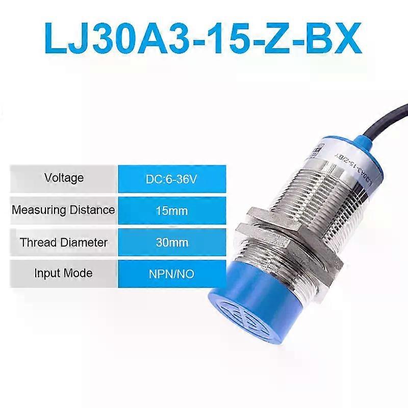 M30 10mm 15mm DC6~36V Inductive Proximity Sensor Switch LJ30A3-10(15)-Z/BX/AX/CX/BY/AY/CY/EX/DX 2/3/4-wire PNP/NPN NO NC