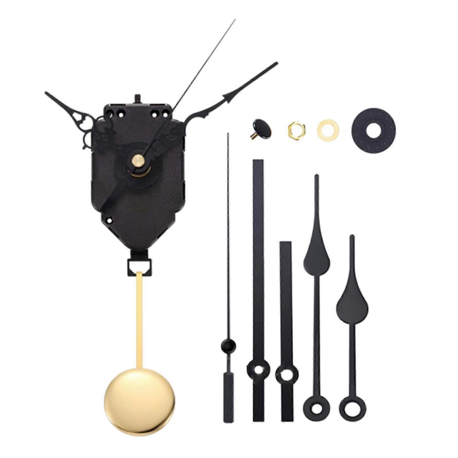 Pendulum Clock Movement Mechanism Kits Replacement Long Shaft Pendulum Clock