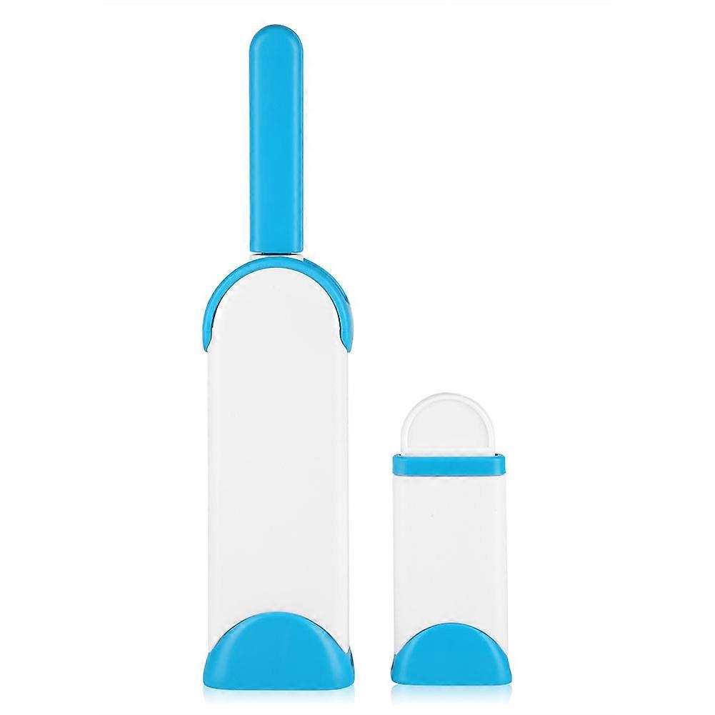 Pet Hair Remover Brush Set with Self-Cleaning Base for Lint Removal on Clothes and Fabric