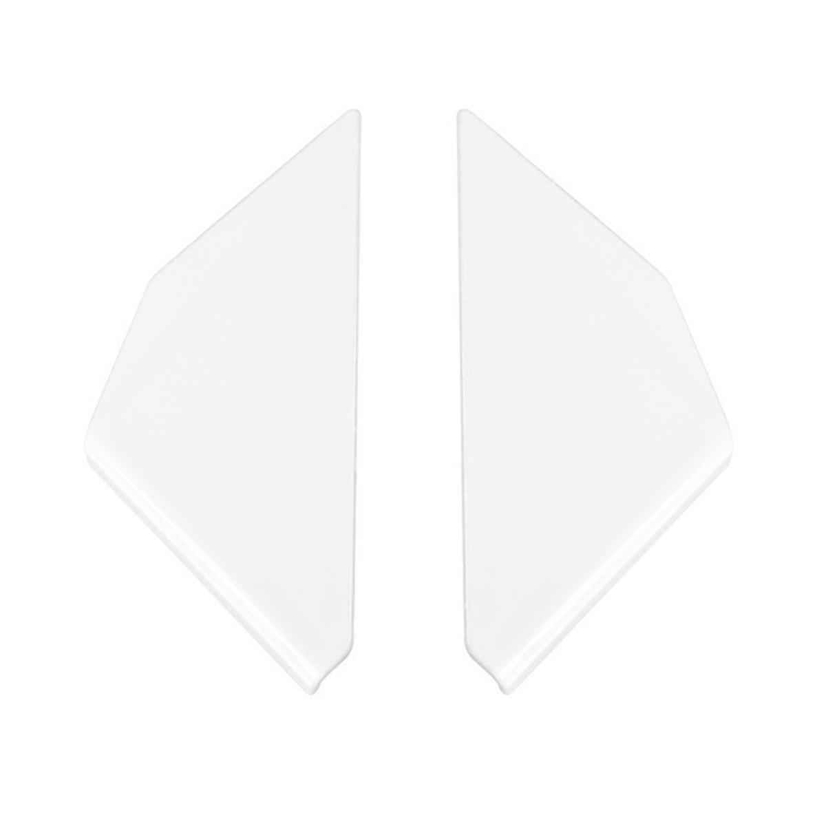 Car Rear Window Triangle Cover Trim for 2021-2024 Exterior Accessories White