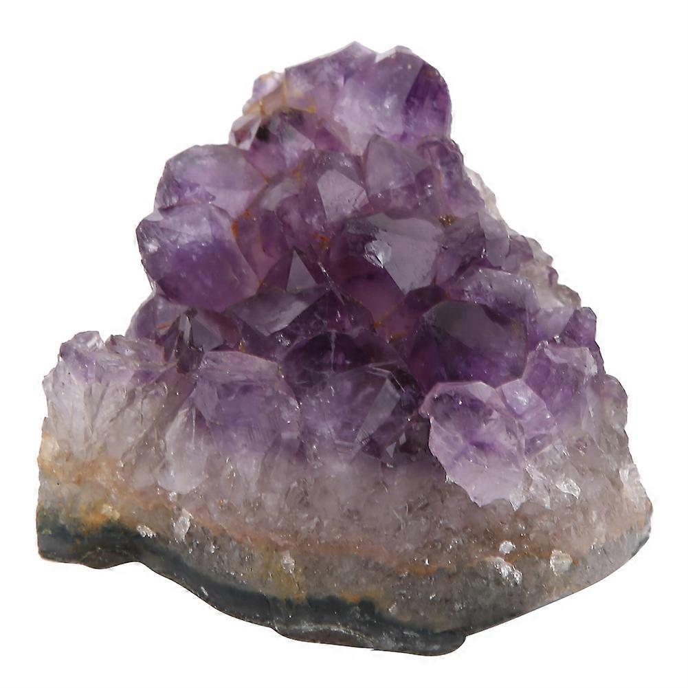 Irregular Natural Amethyst Cluster Ornament For Stones Collection Home Decor Amethyst Crystal Display Purple Geode Style