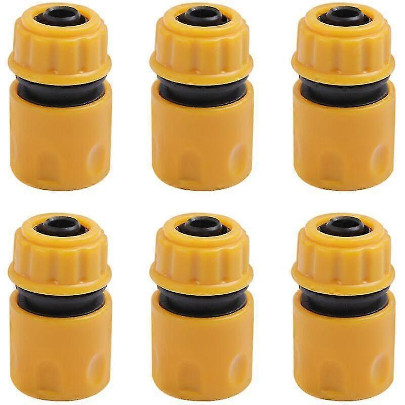 6 Pieces Quick Connector Fitting 1/2" Hose Quick Connector Hose,
