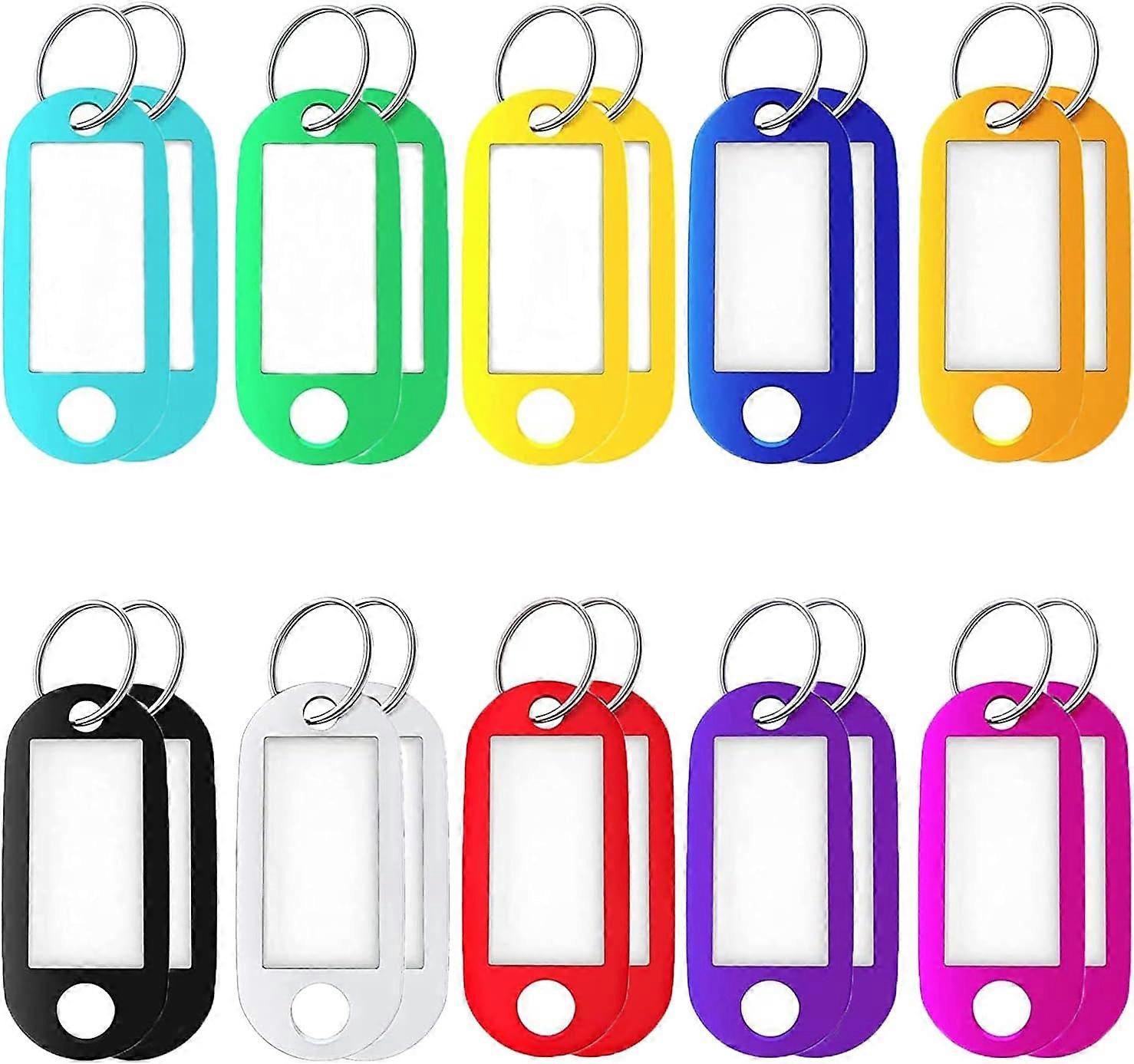 Blank Paper Labels For Customized Key Management, Protective Plastic Films For Durable Item Identification