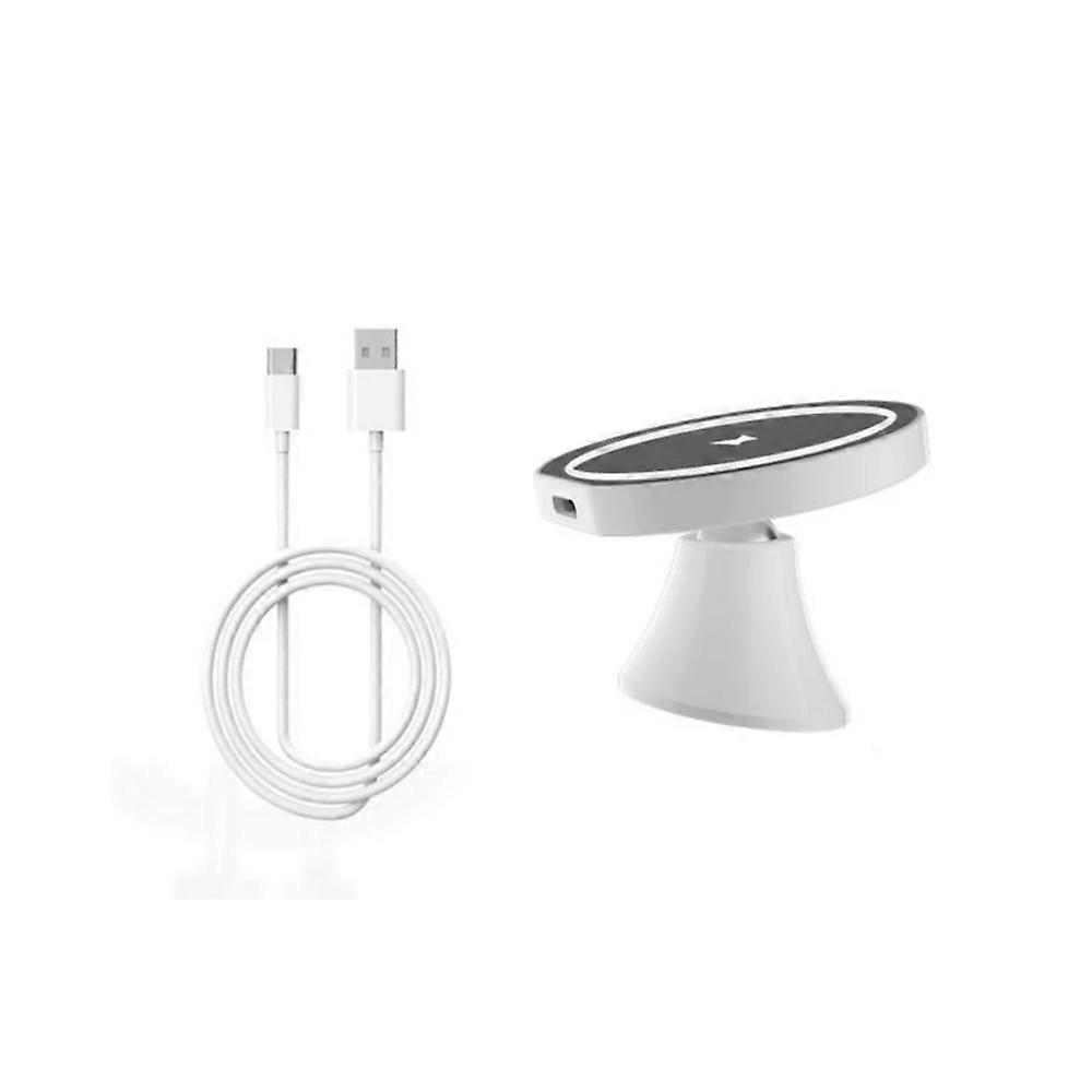 Magnetic Phone Holder, LED Lighted 10X Magnifying Mirror with Design & Portable Features for Safe Driving and Convenience