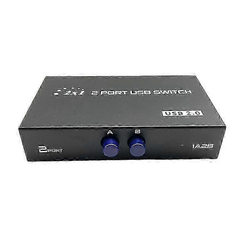 Usb Printer Sharing Switch 2 Ports Usb Manual Switcher 2 In 1 Out For Multi Pcs