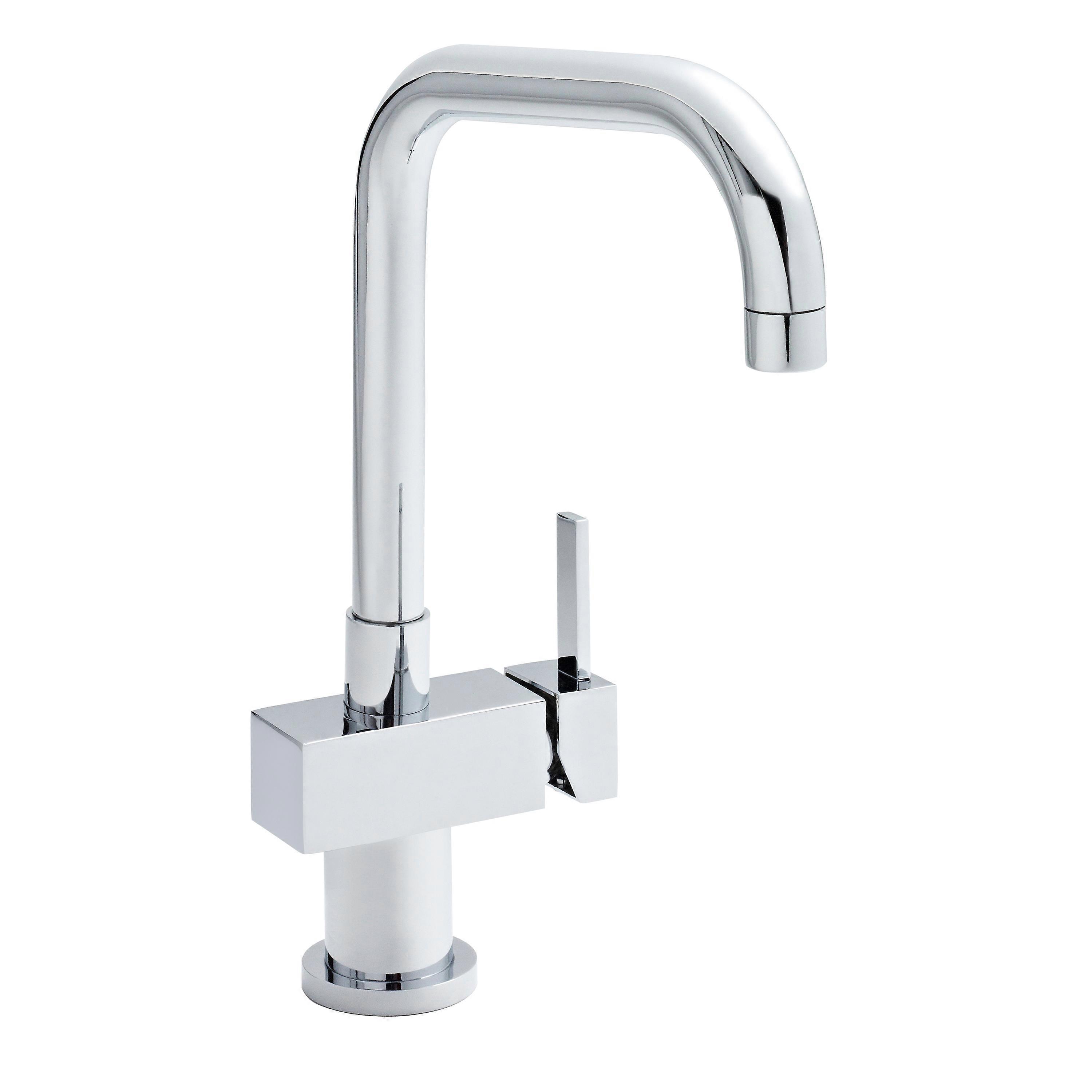 Square Side Action Lever Handle - Chrome