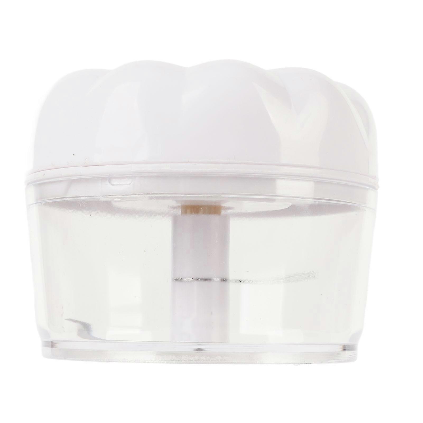 Manual Mini Garlic Chopper 9x7cm White Safe Mincer with Drawstring