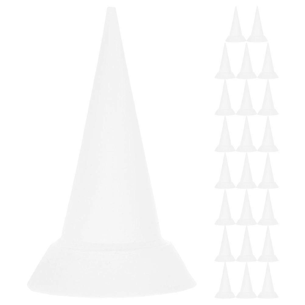 24 件陶窑钉 窑锥 耐高温窑高跷 氧化铝 陶窑可移动钉 用于陶瓷烧制支架