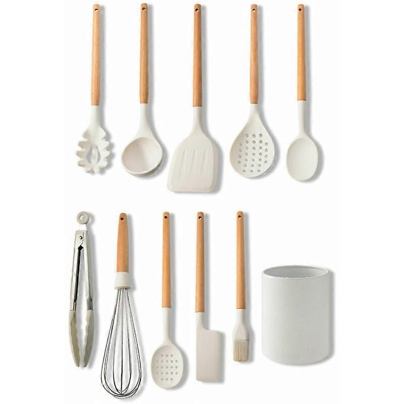 Cooking Utensils Set, Non-Melting Non-Scratch Tools, Heatproof Kitchen Gadgets