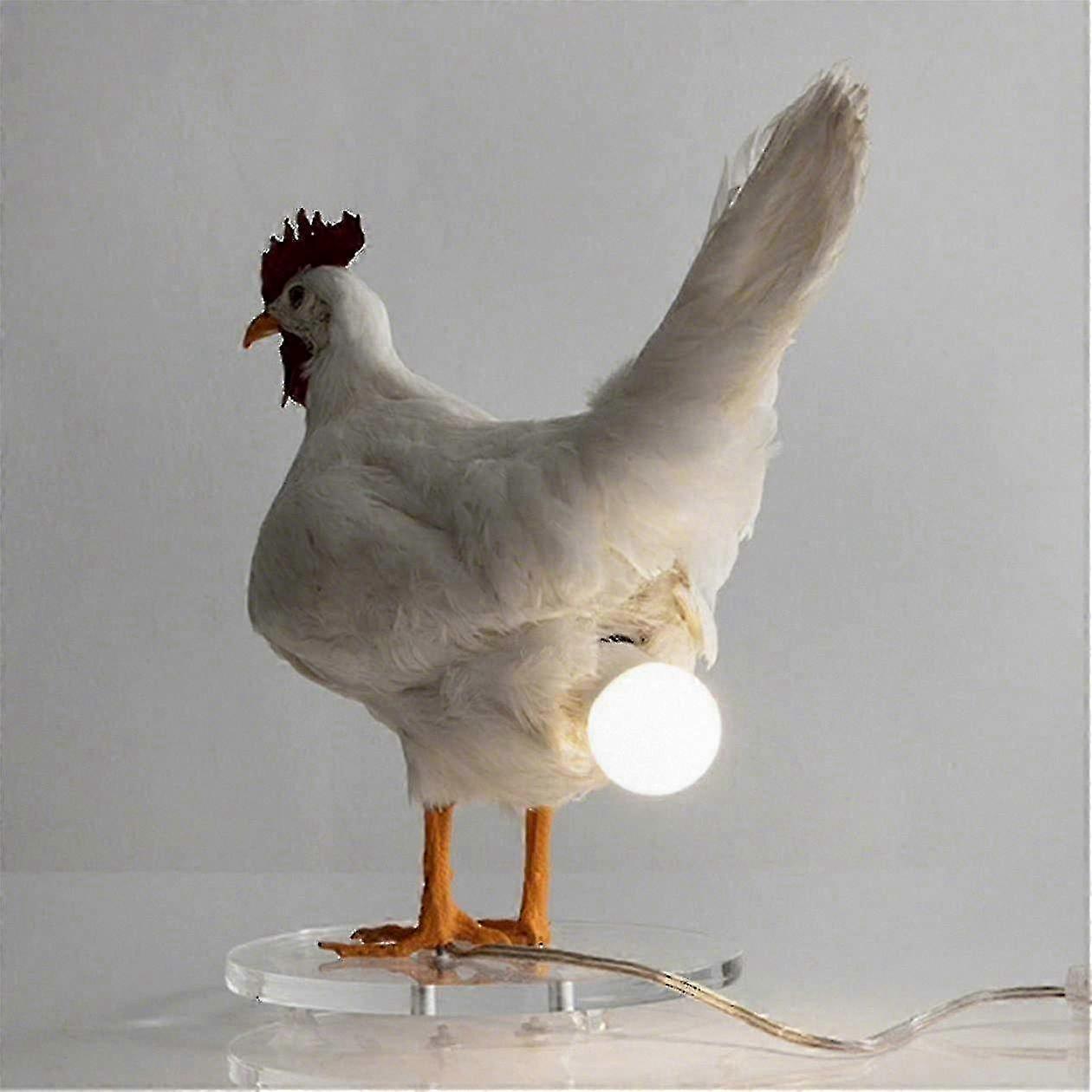 Poultry-Themed LED Egg Night Light for Desk Decor