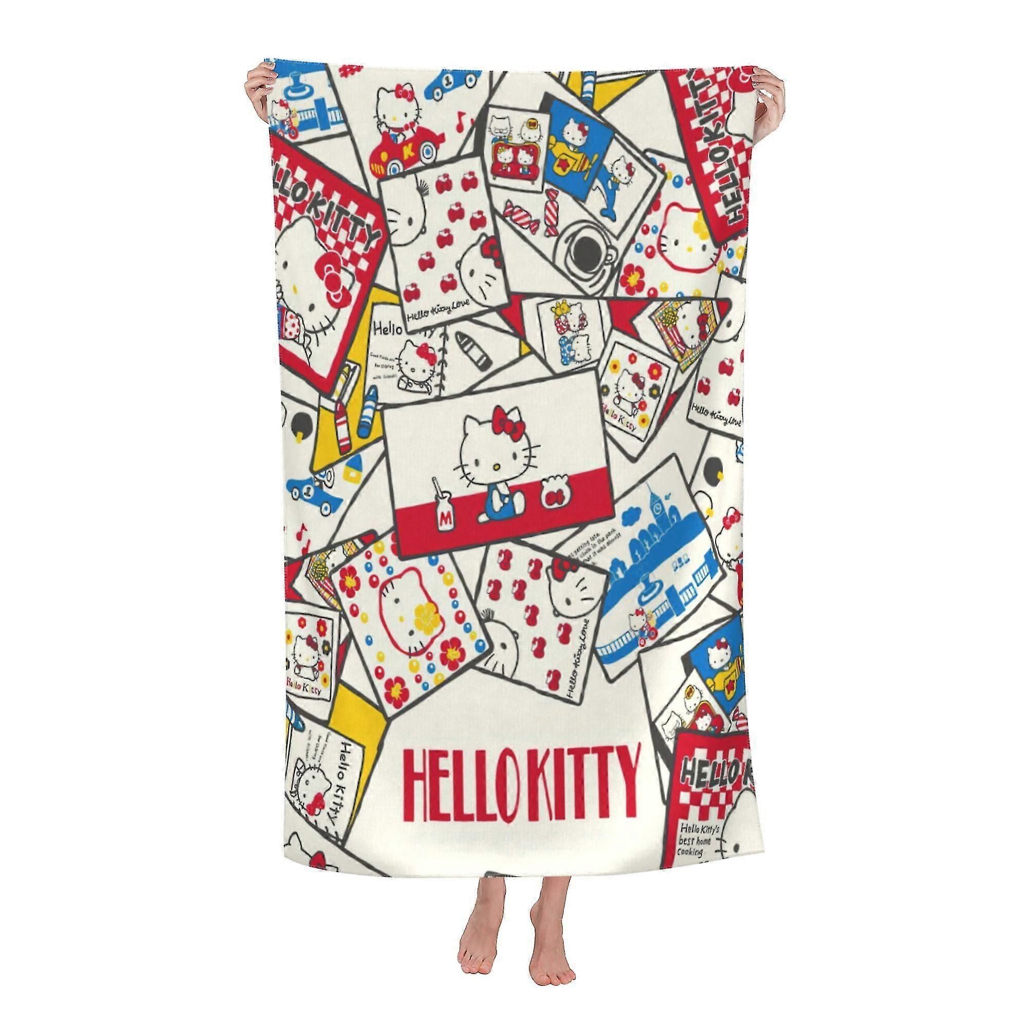 Hello Kitty Beach Towel, Large Microfiber Bath Towel #4lFO