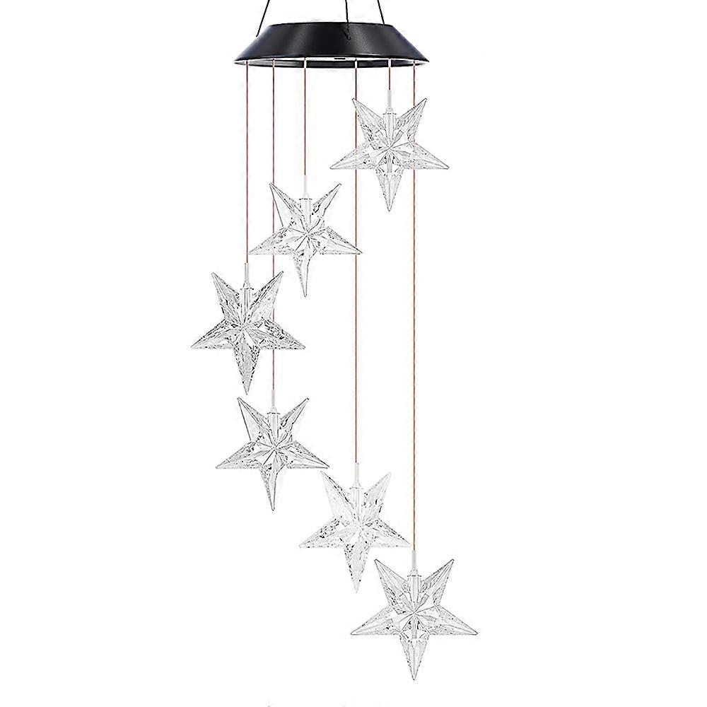 Wind Chimes, Waterproof, Color-Changing LED, Outdoor Decor