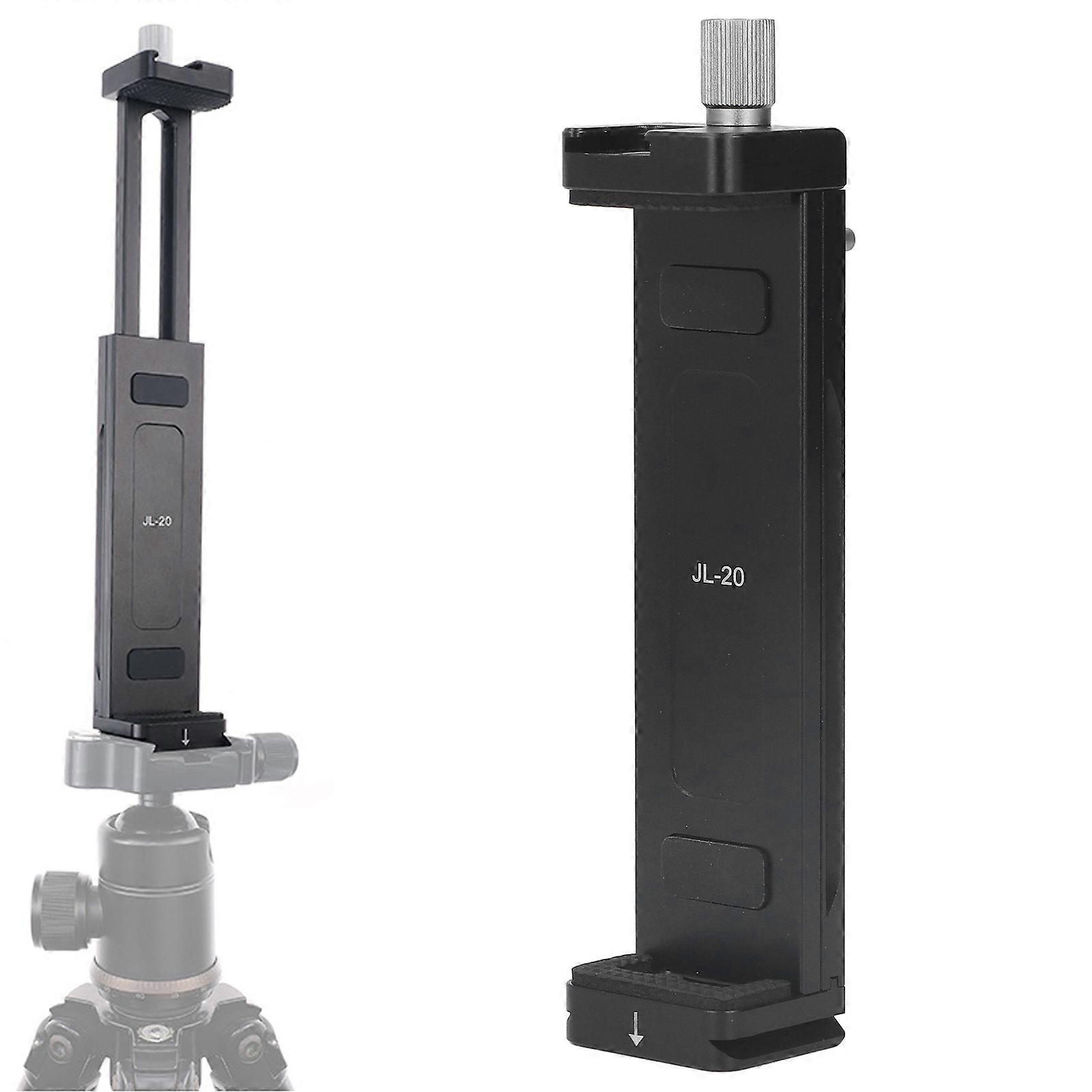 Tablet Phone Tripod Holder Mount Universal Tripod Mount Adapter with Cold Shoe Port Support Vertical Horizontal Shooting 