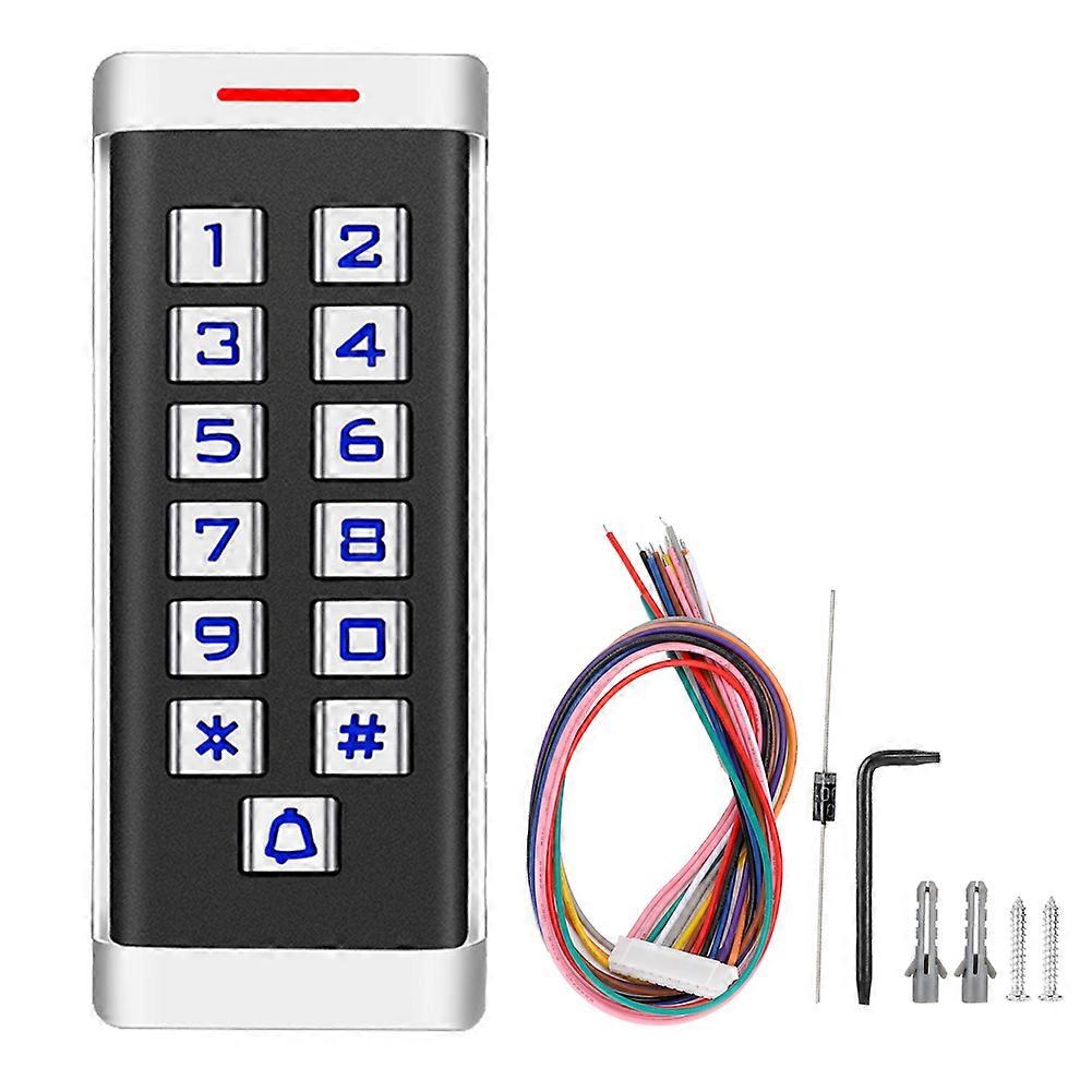 H1 Metal Password Card Reader Access Control Home Door Entry Controller Wiegand 26