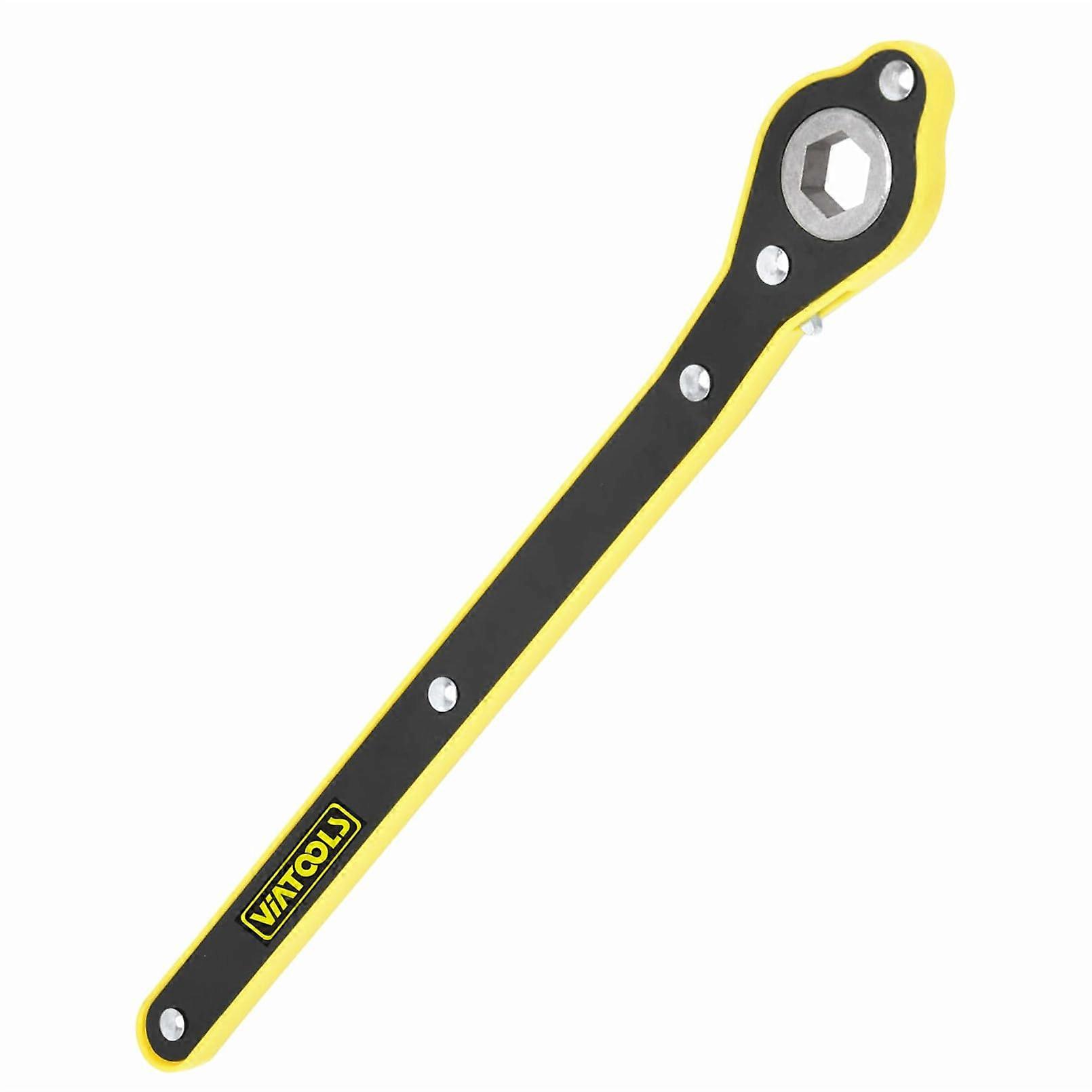 Jack Ratchet Wrench Scissor Jack Tool with Positive and Reversal Knob for Travel Trucks SUVs Vans Heavy Duty Use